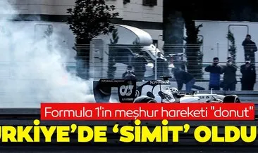 Formula 1’in meşhur hareketi donut Türkiye’de simit oldu