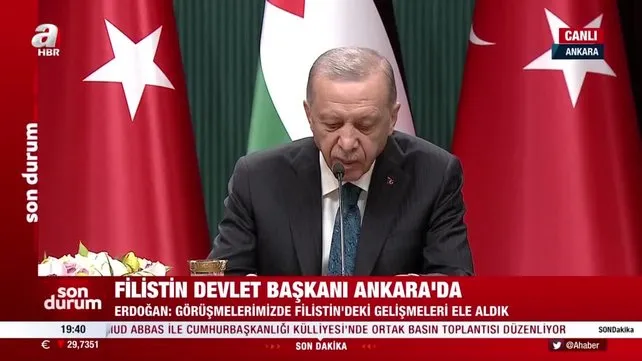 Son dakika | Başkan Erdoğan: Filistin davasını savunmaya devam edeceğiz! Kalıcı barış için 2 devletli çözüm vurgusu | Video