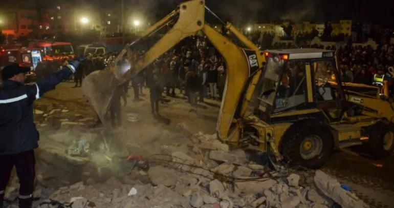 Fas’ta dört katlı bina yerle bir oldu: 11 ölü