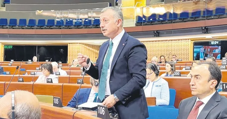 Büyükakın’dan Avrupa Konseyi’ne hukuk dersi