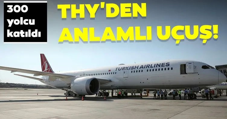 THY’nin ’Maçka’ uçağı Şehit Eren Bülbül anısına Trabzon’a uçtu