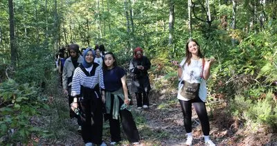 Düzceli gençler, doğanın tadını yürüyüşte çıkardı #duzce