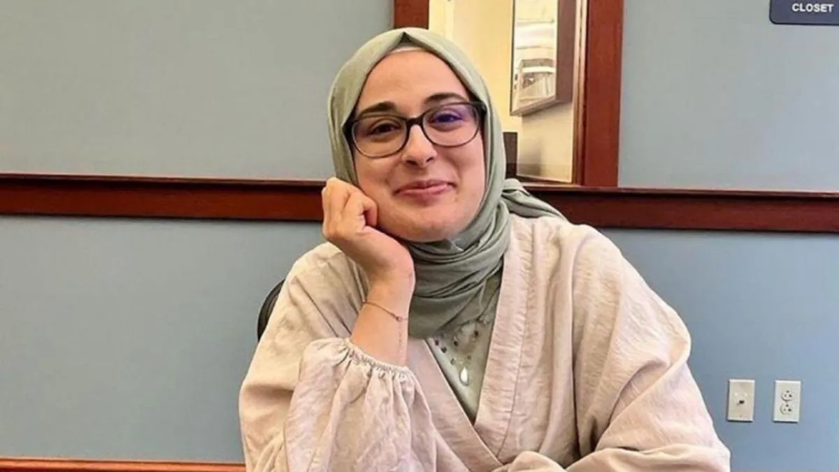 Filistin'e destek verdiği gerekçesiyle ABD'de gözaltına alınmıştı! Rümeysa Öztürk serbest bırakıldı