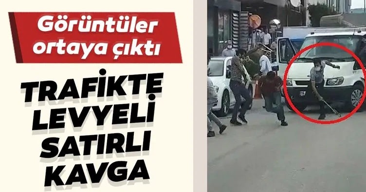 Bursa’da, levye ve satırlı kavganın görüntüleri ortaya çıktı!