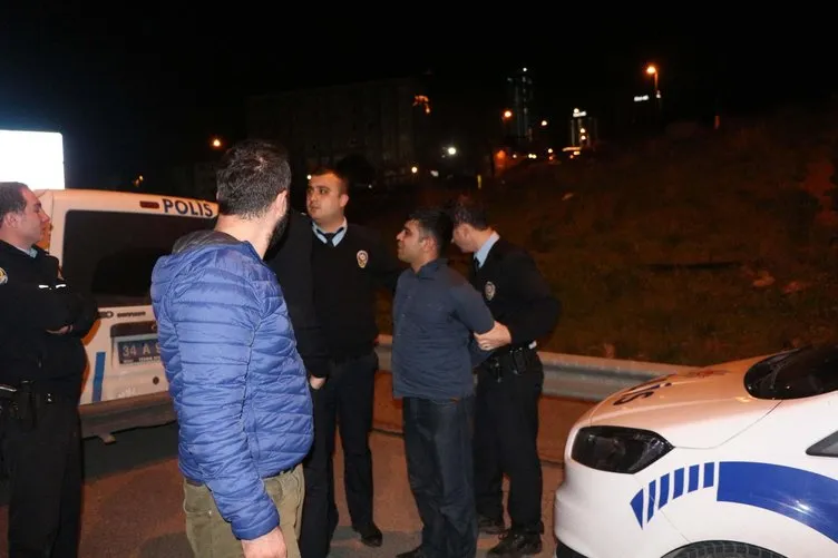 Kadıköy’de heyecanlı kovalamaca kaza ile bitti