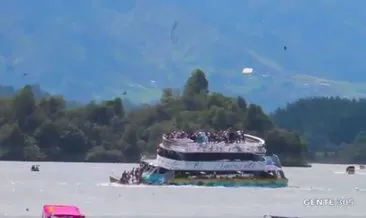 150 turisti taşıyan bot battı!