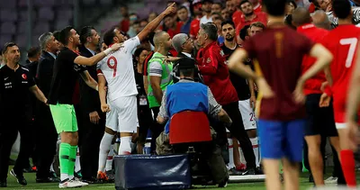 Tunus - Türkiye maçından kareler