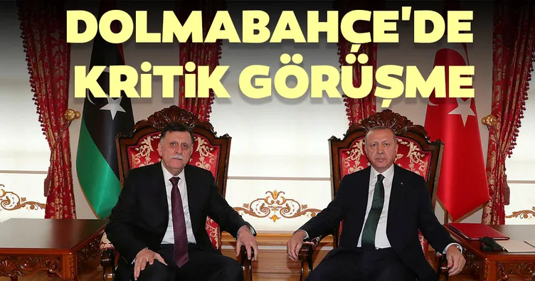 Son dakika: Başkan Recep Tayyip Erdoğan ve Serrac görüşmesi sona erdi