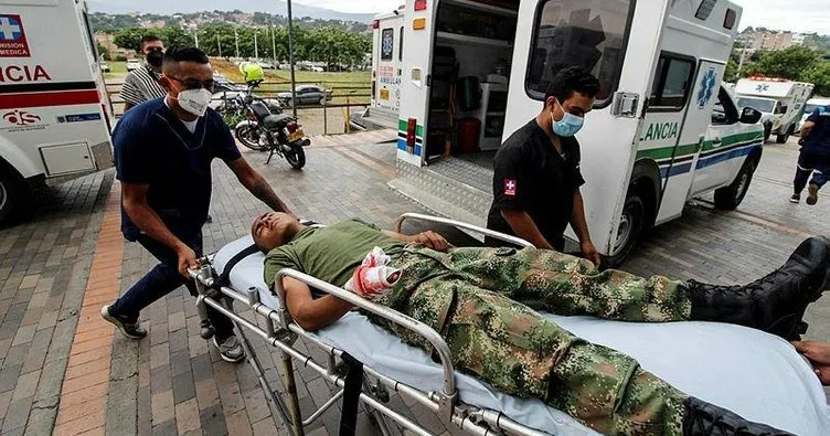 Kolombiya’da askeri tabura bombalı saldırı
