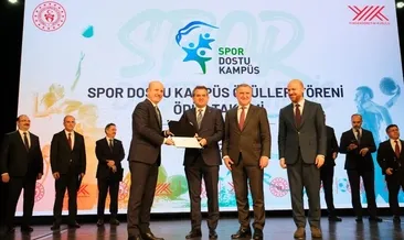ÇÜ’ye Spor Dostu Kampüs ödülü