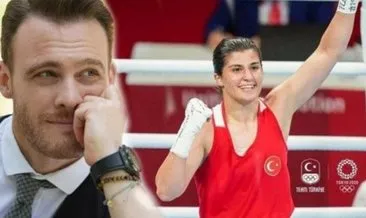 Altın madalyayı antrenörünün boynuna takmıştı... Busenaz Sürmeneli oyuncu Kerem Bürsin’in madalya eleştirisine yanıt verdi