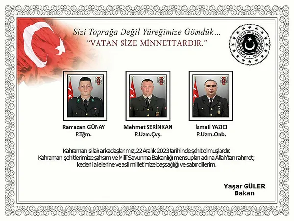Irak'ın kuzeyinde 6 askerimiz şehit oldu... Şehitlerimizin hikayeleri yürekleri yaktı