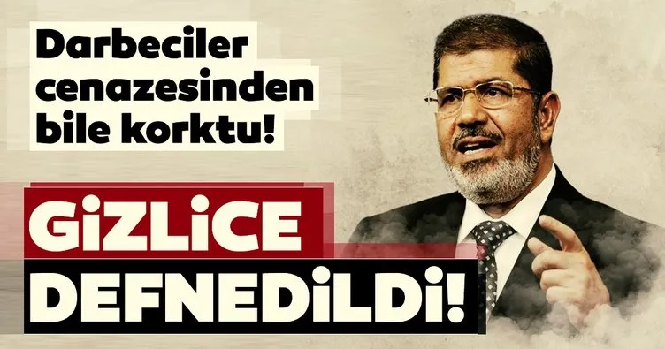 Muhammed Mursi’nin cenazesi defnedildi