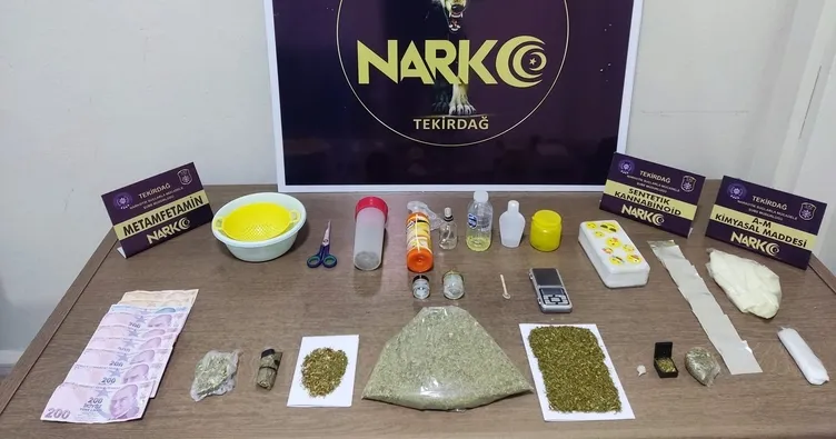 Ev değil, uyuşturucu üretim merkezi