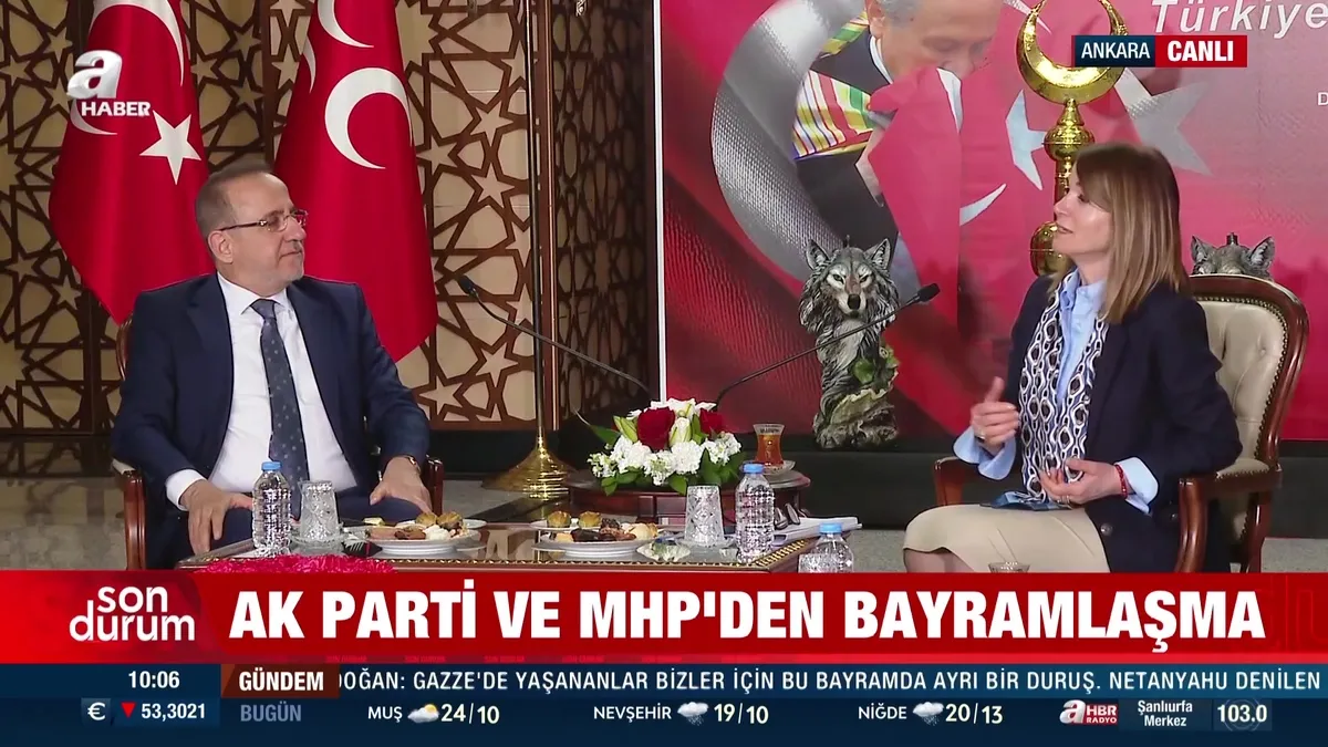 SON DAKİKA: Ak Parti ve MHP Heyetleri bayramlaştı! videosunu izle