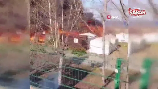 Ordu’da kamp alanında yangın: 10 yapı küle döndü, 3 çadır hasar gördü | Video