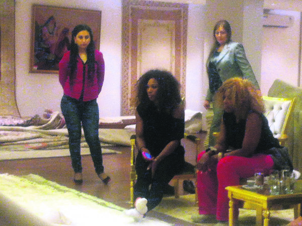Serena'nın uçan halıları