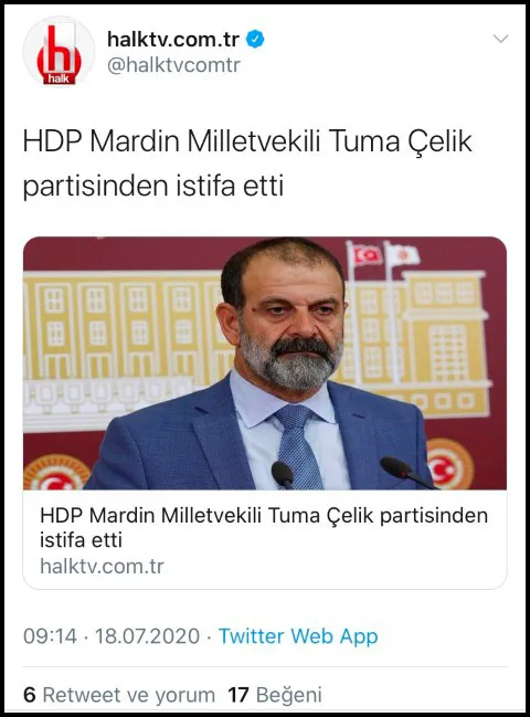 HDP'li Tuma Çelik'in cinsel saldırı suçuna organize perdeleme Tecavüz suçunu görmezden geldiler!