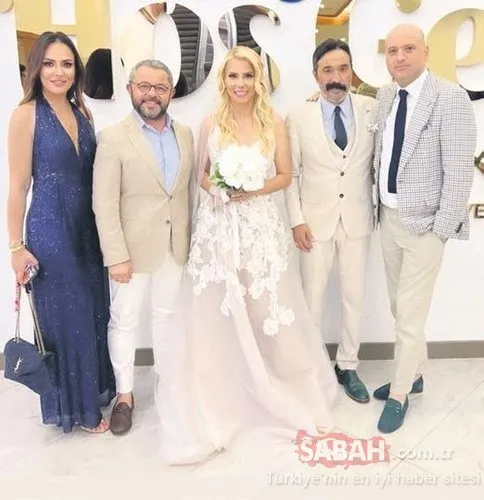 Oyuncu Mustafa Üstündağ gazeteci Tuba Kalçık ile evlendi! İşte ilk kareler...