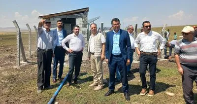 Kars Milletvekili Çalkın, Selim’de sondaj ve güneş enerjisini inceledi #kars