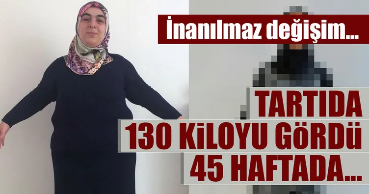 Diyetle 130 kilodan 85’e düştü