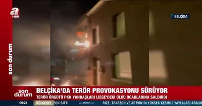 Belçika’da terör provokasyonu sürüyor! PKK yandaşları ülkü ocaklarına saldırdı | Video