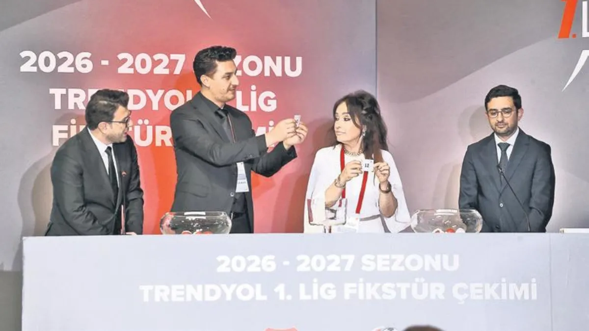 Trendyol 1. Lig'de fikstür çekildi