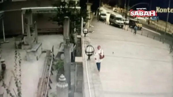İstanbul'da türbede dua eden kadın, ölümden saniyelerle böyle kurtuldu