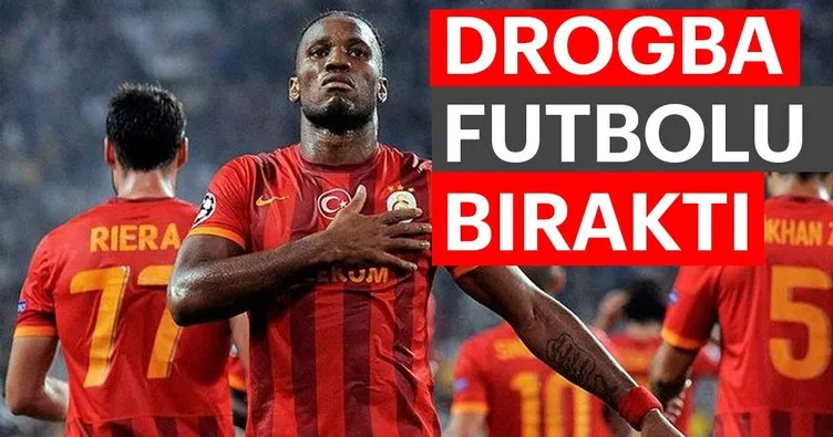 Didier Drogba futbolu bıraktı