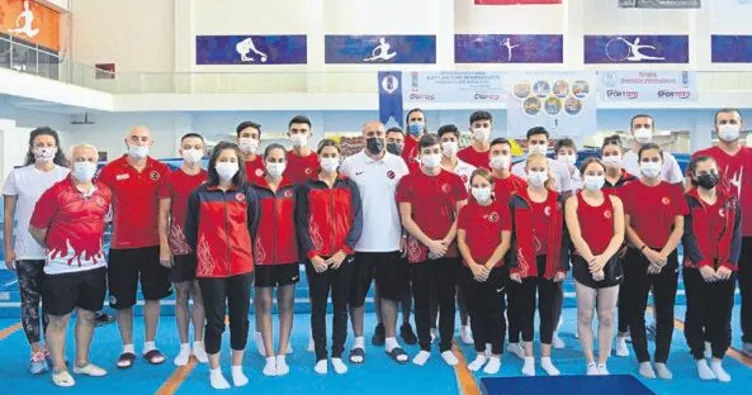 Trampolin milli takımı mersin’de