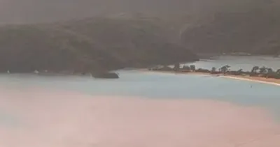 Ölüdeniz’de denizin rengi kahverengiye büründü #mugla