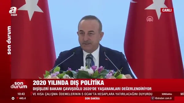 Son dakika! Bakan Çavuşoğlu'dan flaş açıklamalar | Video