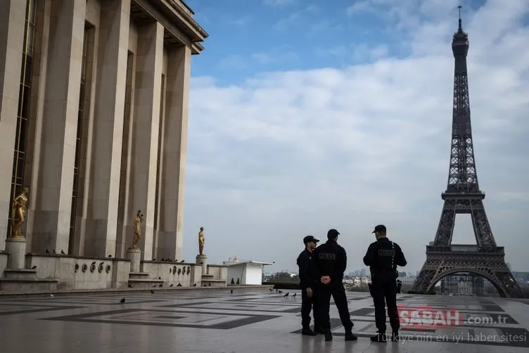 Fransa’da sokaklar bomboş! Yasağa uymayanlara ceza kesiliyor