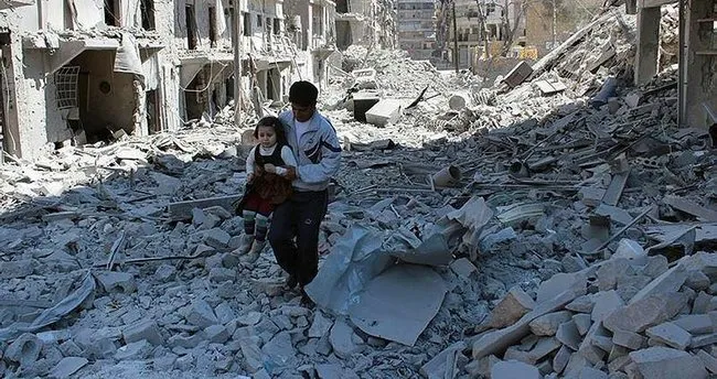 Halep’te yerleşim yerine bombalı saldırı
