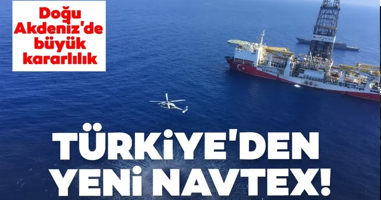 Son dakika | Doğu Akdeniz'de büyük kararlılık! Türkiye'den yeni NAVTEX ilanı