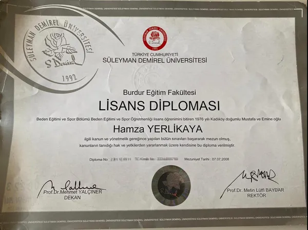 İşte Hamza Yerlikaya'ya atılan ‘Diploması Sahte’ iftirasını çürüten belgeler!