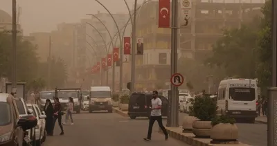 Toz bulutu Cizre’yi esir aldı
