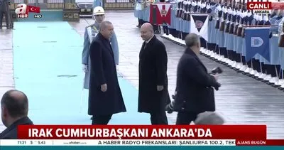 Irak Cumhurbaşkanı Ankara’da