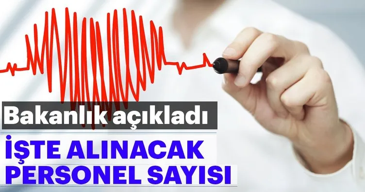 Sağlık Bakanı müjdeyi verdi! 27 bin personel alınacak