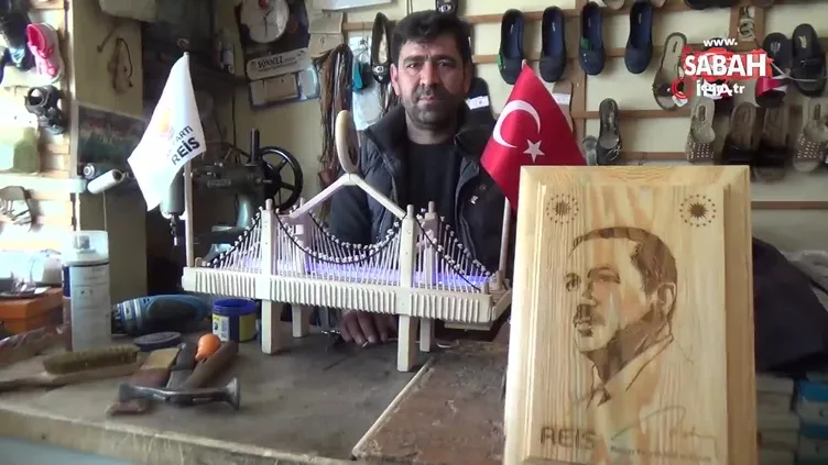 Kunduracının Erdoğan sevgisi