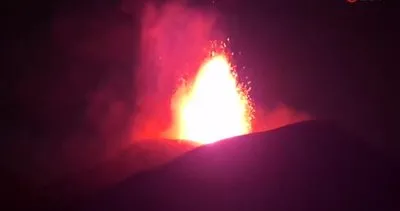 İtalya’da Etna Yanardağı lav ve kül püskürttü | Video