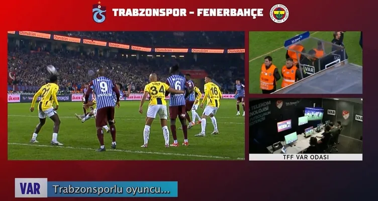 SON DAKİKA HABERİ! Trabzonspor-Fenerbahçe maçının VAR kayıtları açıklandı! İşte Atilla Karaoğlan ve Oğzhan Çakır'ın konuşmaları