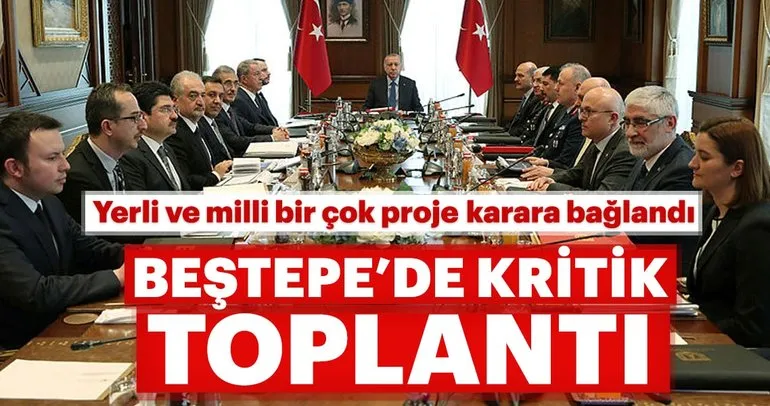 Erdoğan başkanlığında Beştepe’de kritik toplantı