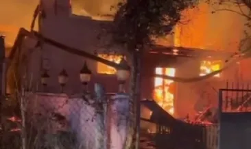 Çankırı’da yangın! İki ev küle döndü