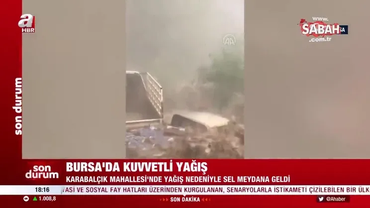 Son dakika: Bursa'da terminale yıldırım düştü! Vatandaşlar büyük korku yaşadı | Video