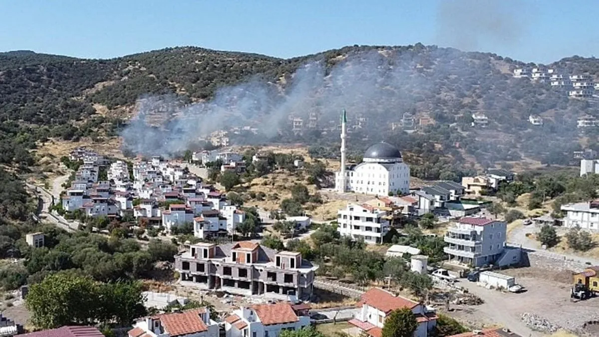 İzmir'de orman yangını! Ekiplerin müdahalesi dürüyor