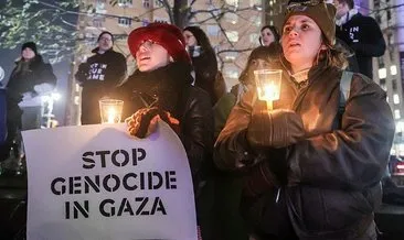 ABD’de yaşayan İsrailliler Gazze’de ateşkes talebiyle gösteri düzenledi