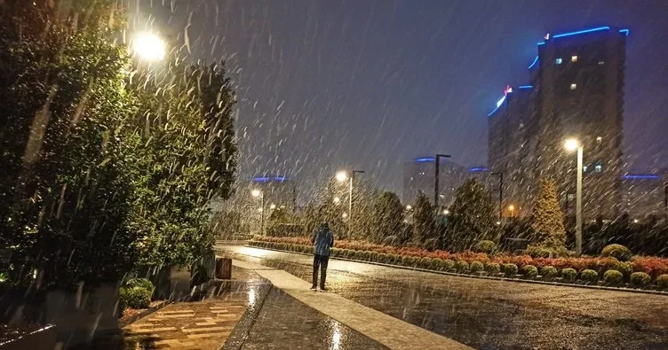 Son dakika: Meteoroloji uyarmıştı! İstanbul’da beklenen kar yağışı başladı