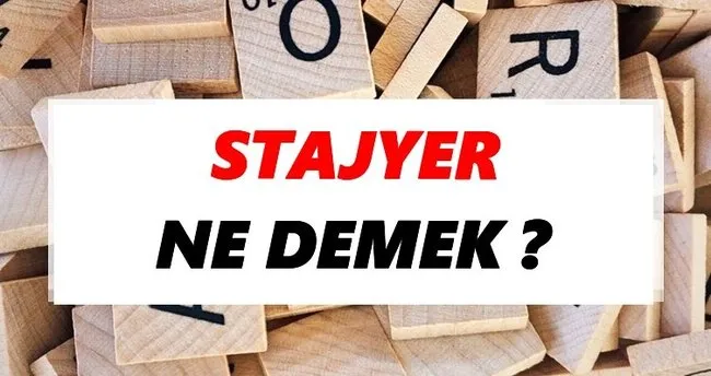 Stajyer Ne Demek? TDK’ya Göre Stajyer Sözlük Anlamı Nedir?