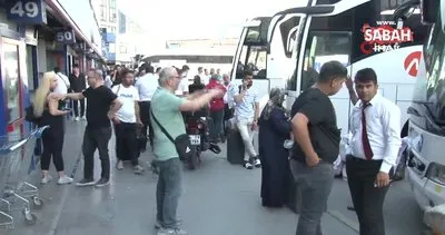 Otogarda bayram yoğunluğu başladı | Video